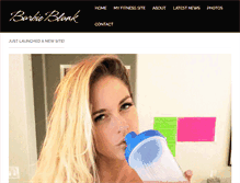 Tablet Screenshot of barbarablank.com